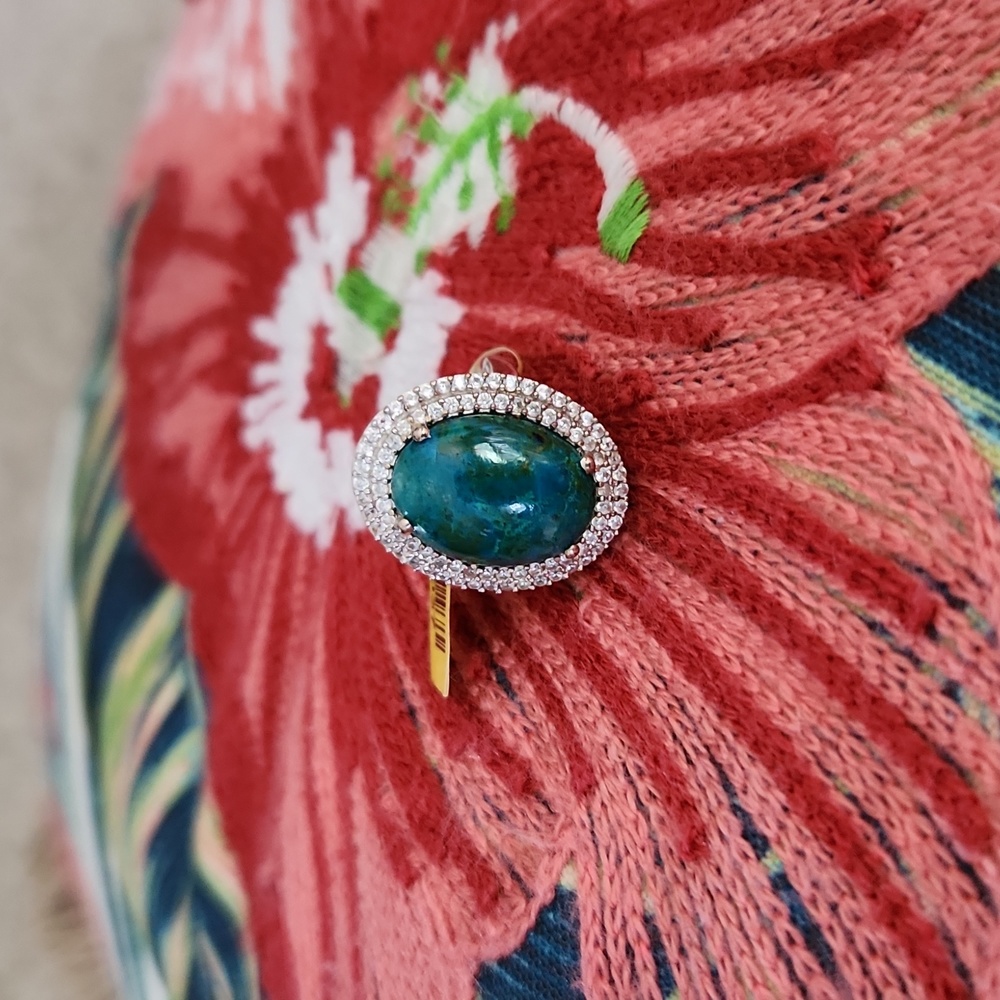 Chrysocolla ring - Picture 3 of 4